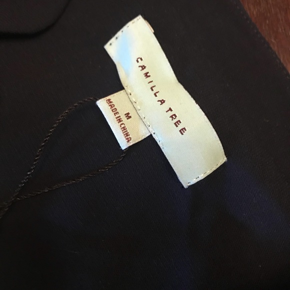 Navy Blue Cropped Jacket Size M - Picture 3 of 8